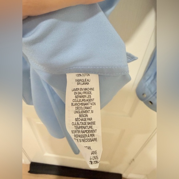 L.L. Bean Light Blue Button Down Shirt Men’s XL Regular Long Sleeve Classic Fit - Picture 4 of 6